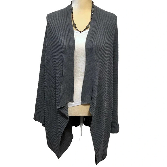 Save the Ocean NWT Ribbed Knit Cape/Poncho for Women One Size - Picture 1 of 10
